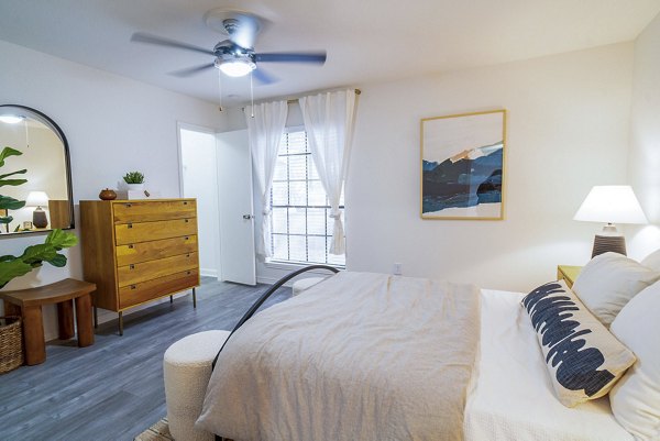 bedroom at The Patten West Apartments