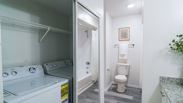 bathroom at The Patten West Apartments