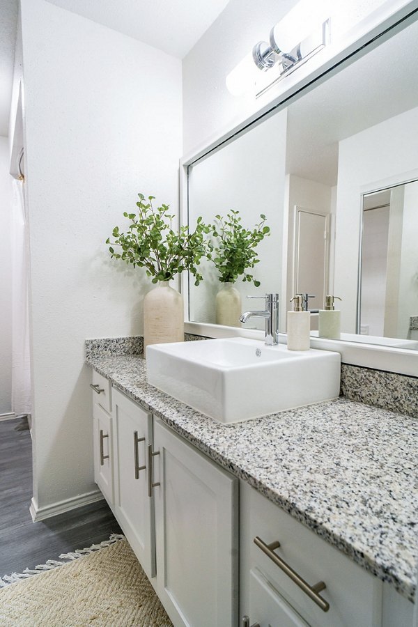 bathroom at The Patten West Apartments