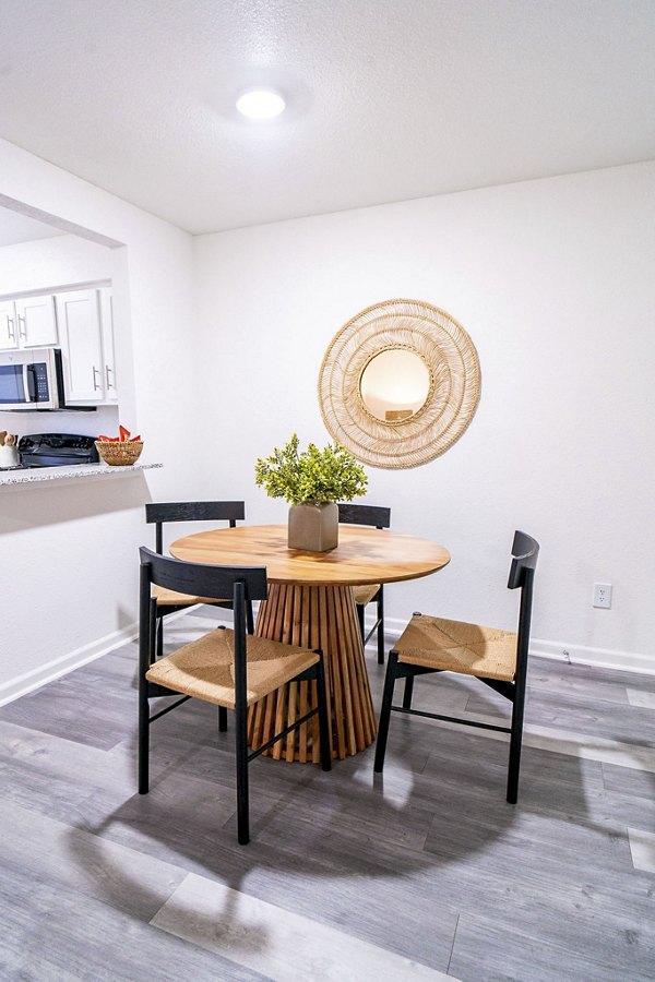 dining room at The Patten West Apartments