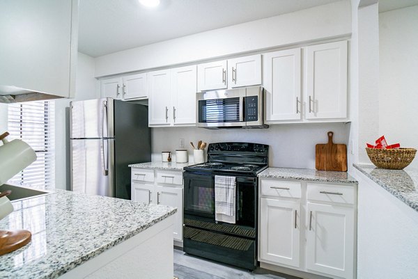 kitchen at The Patten West Apartments