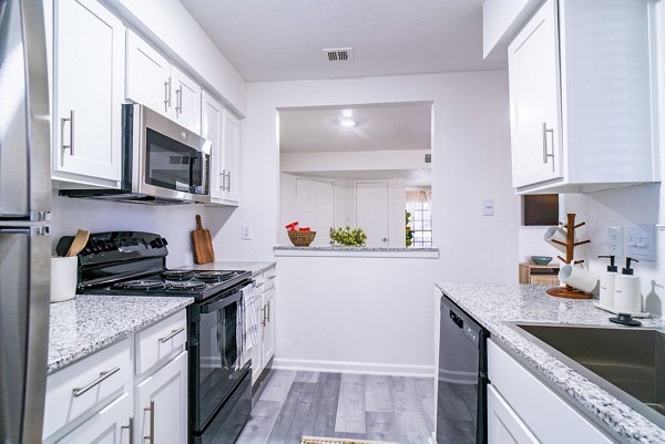 kitchen at The Patten West Apartments
