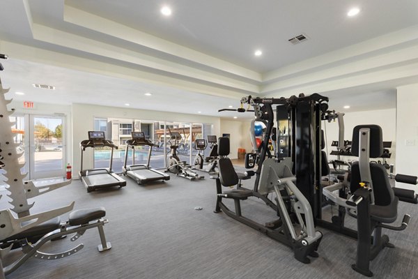 State-of-the-art fitness center with modern equipment at Coventry Park Apartments