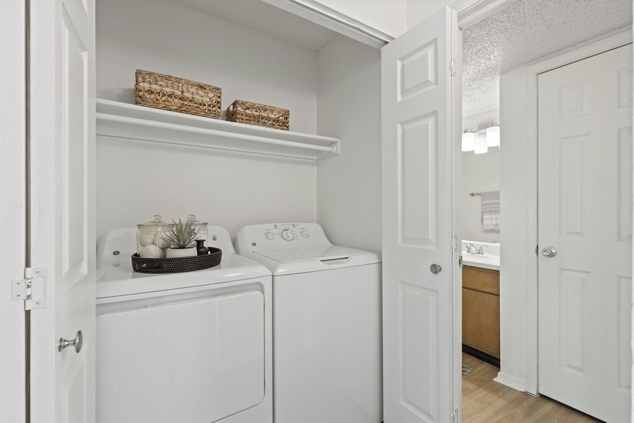 Laundry room at Coventry Park Apartments