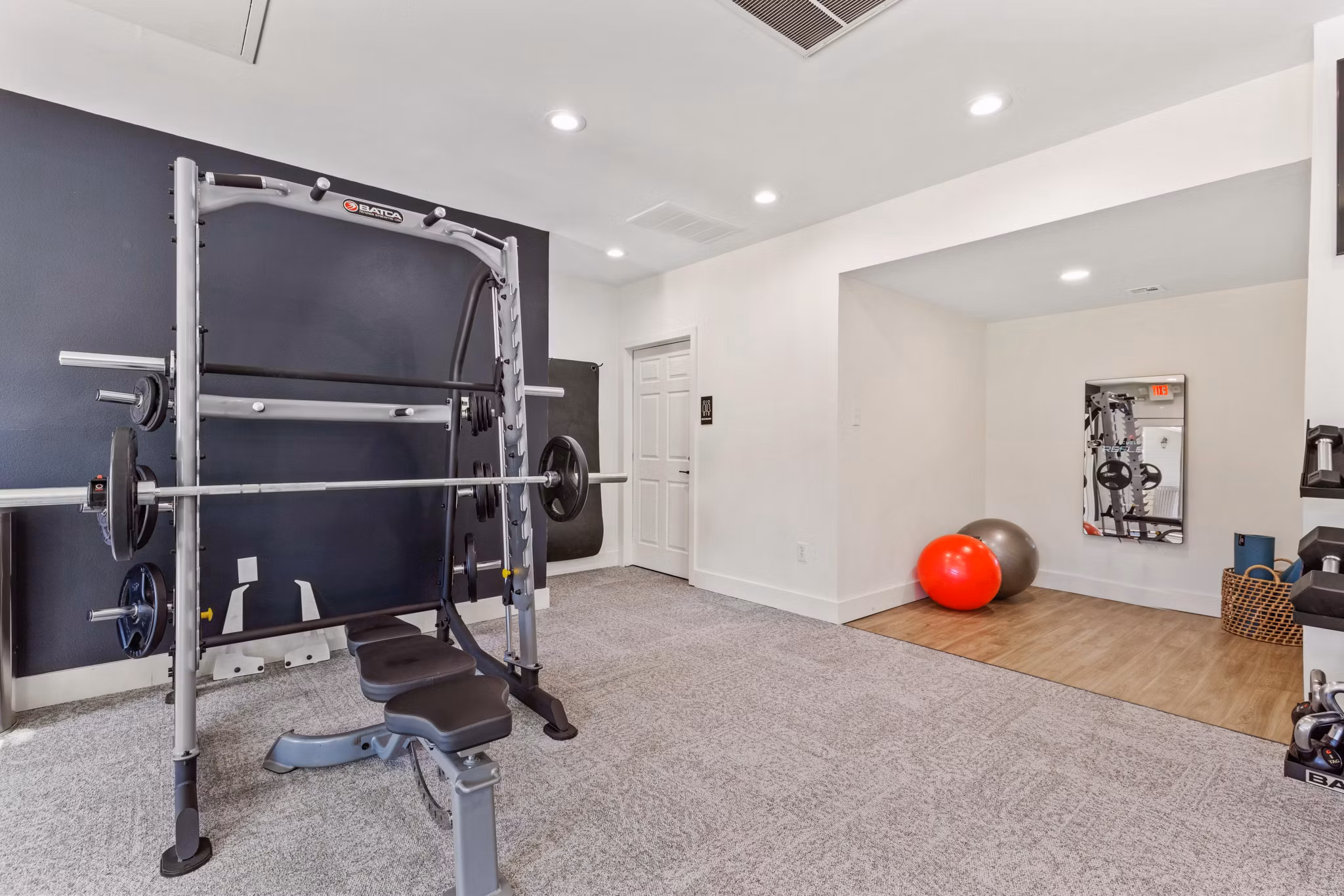 Fitness center with state-of-the-art equipment at Cascades at Southern Hills Apartments