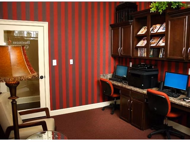 Clubhouse featuring luxurious interior and modern decor at Villas at Loganville luxury apartments