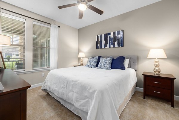 bedroom closet at Artisan at Brightleaf Apartments