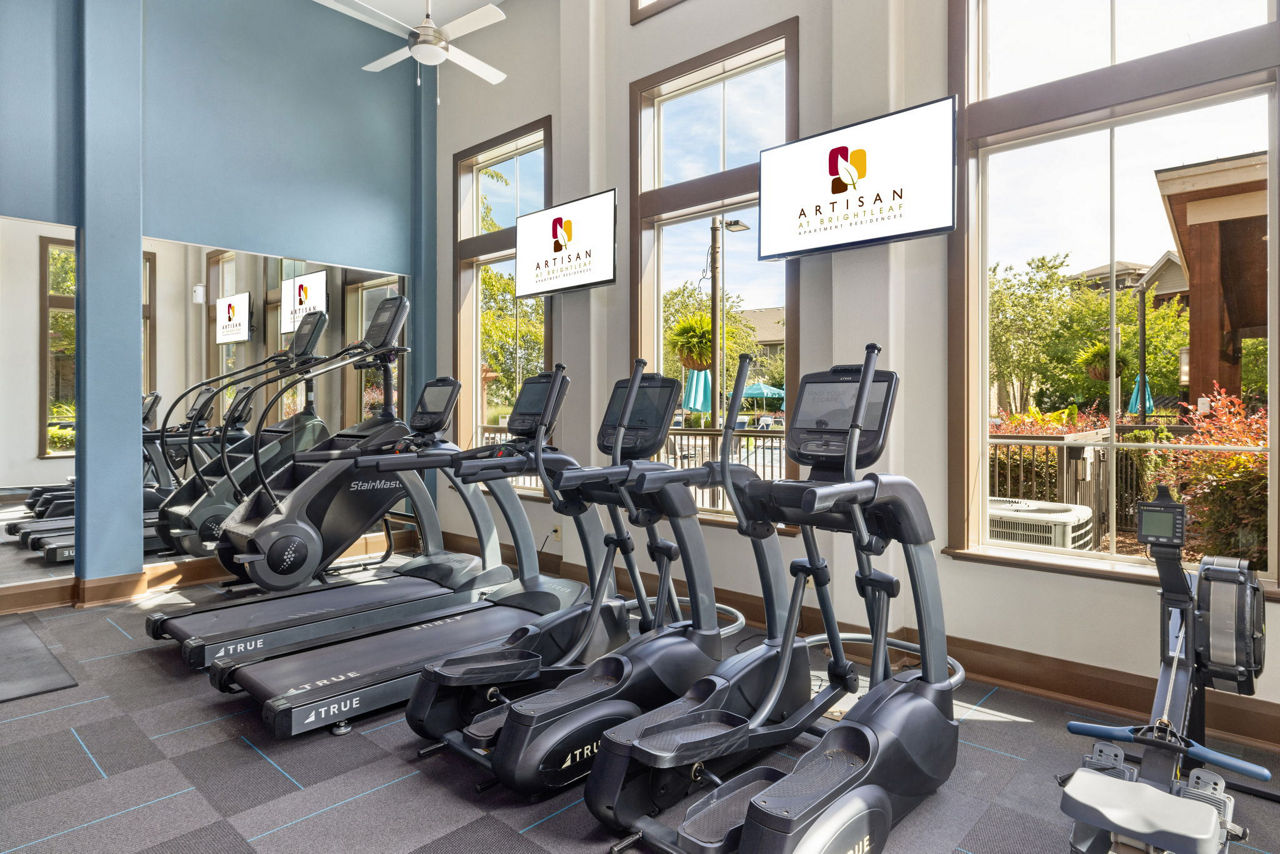 Gym at Artisan At Brightleaf Apartments (2 of 3)