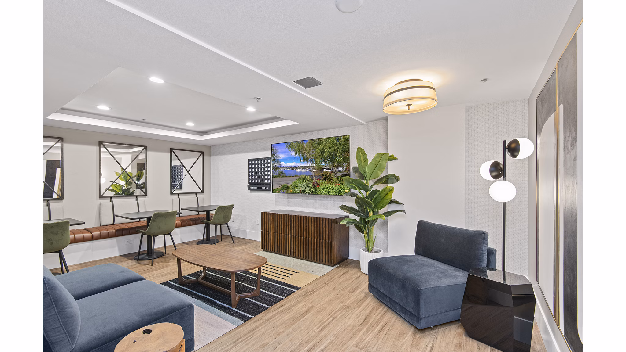 Clubhouse at 1611 on Lake Union Apartments featuring modern design and communal spaces in Seattle