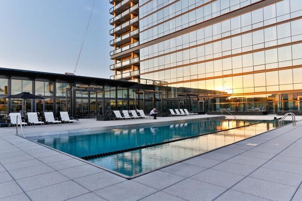 Enjoy skyline views from rooftop pool at SoNo East Apartments