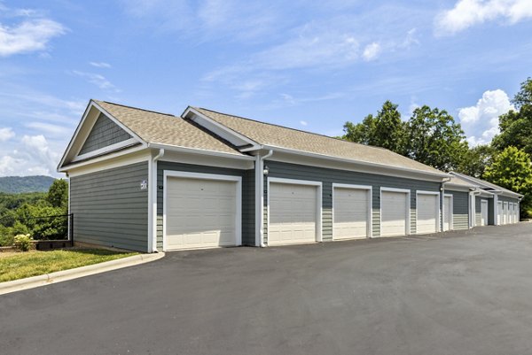 Secure parking garage at Verde Vista Apartments offering convenient access to luxury living in a prime location