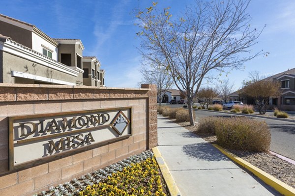 signage at Diamond Mesa Apartments