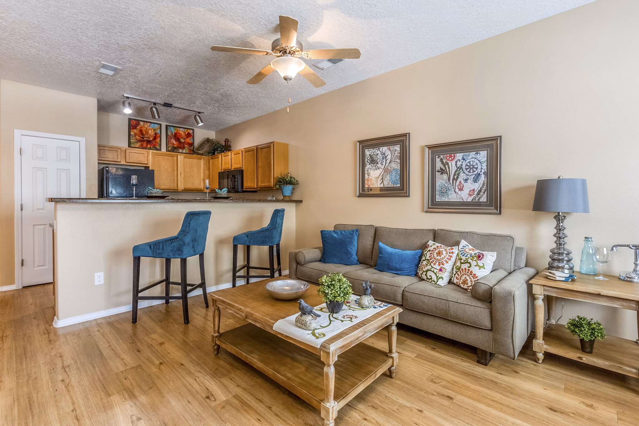 living room at Diamond Mesa Apartments