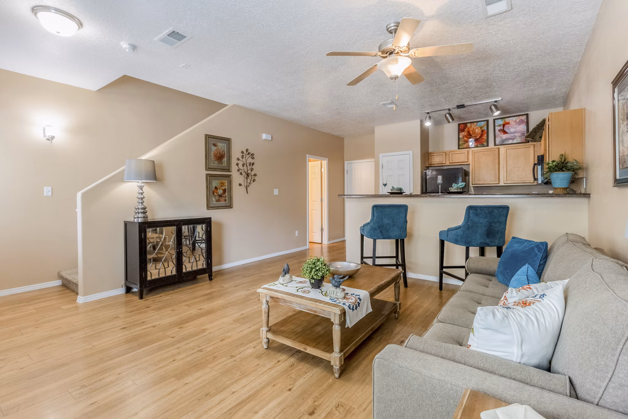 living room at Diamond Mesa Apartments