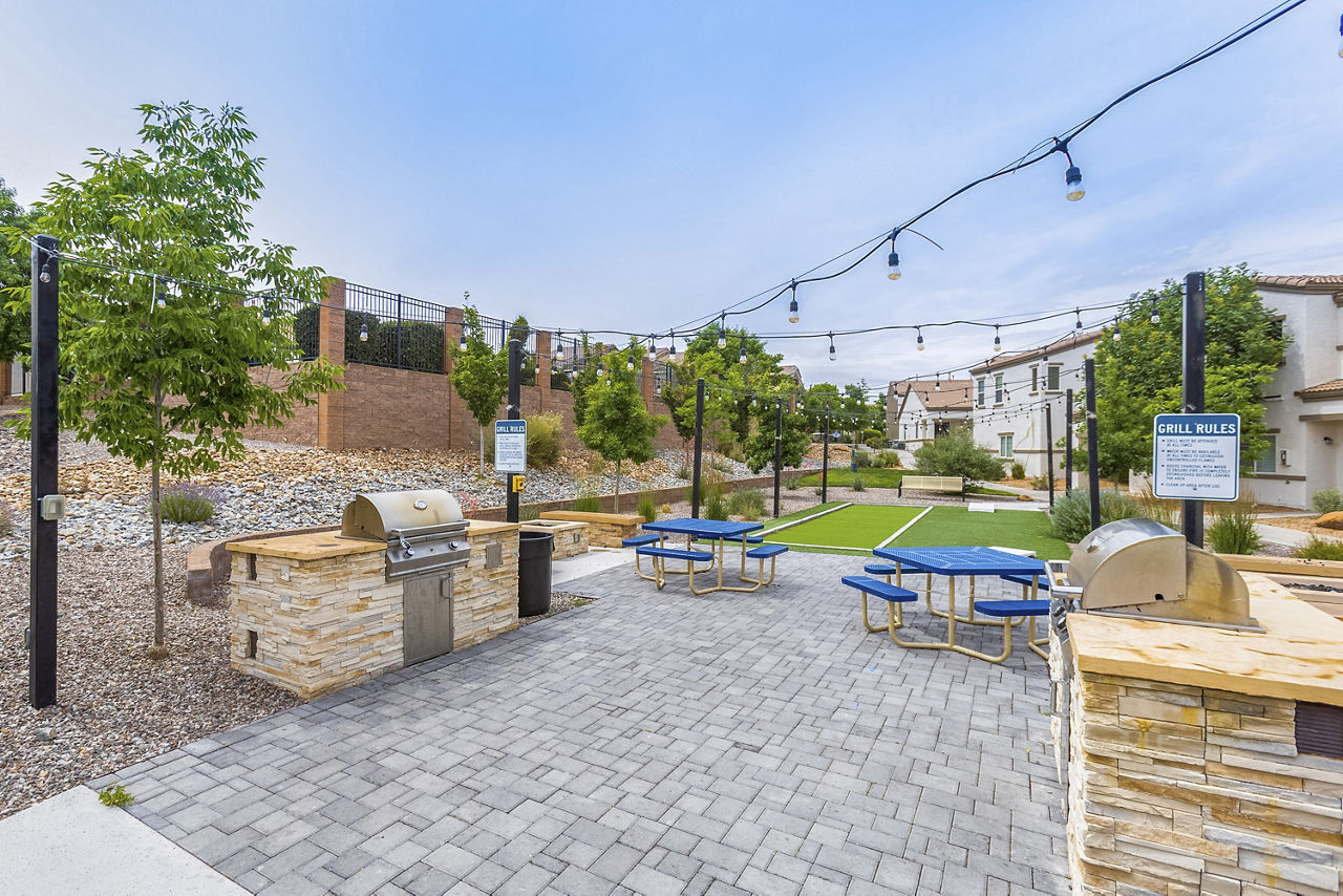Grill area at Diamond Mesa