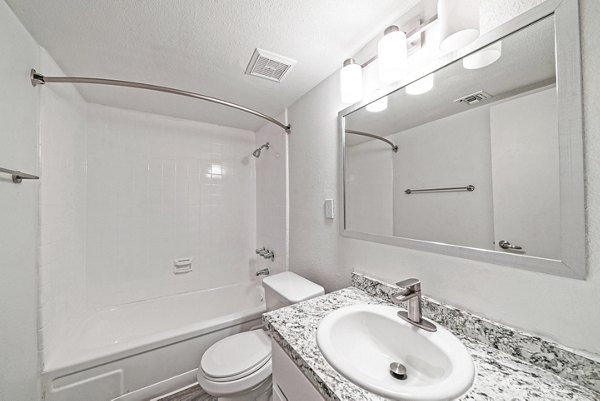 bathroom at Westmount at Downtown Tempe Apartments