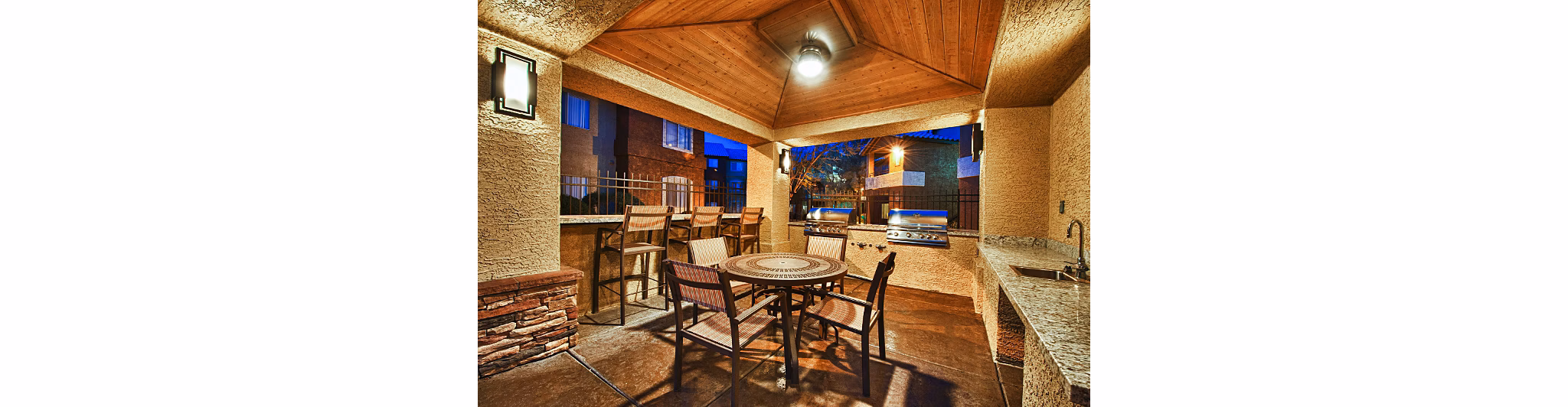 grill area at Allure at Tempe Apartments