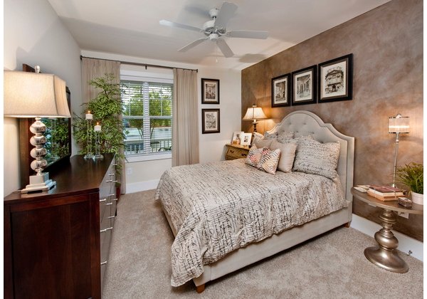 bedroom at Headwaters at Autumn Hall Apartments