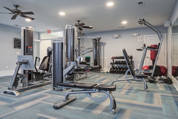 fitness center at Headwaters at Autumn Hall Apartments