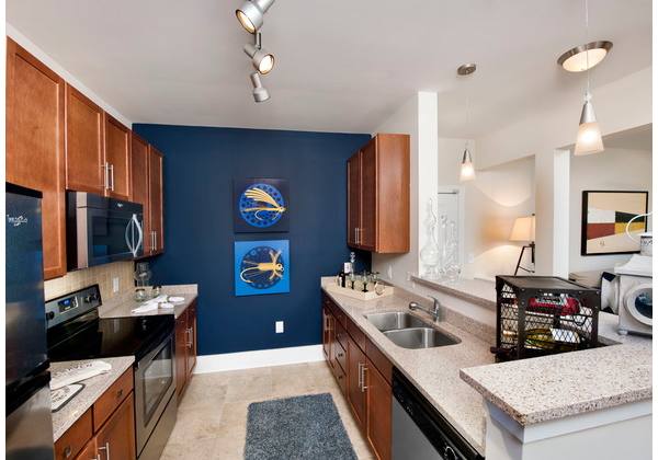 kitchen at Headwaters at Autumn Hall Apartments