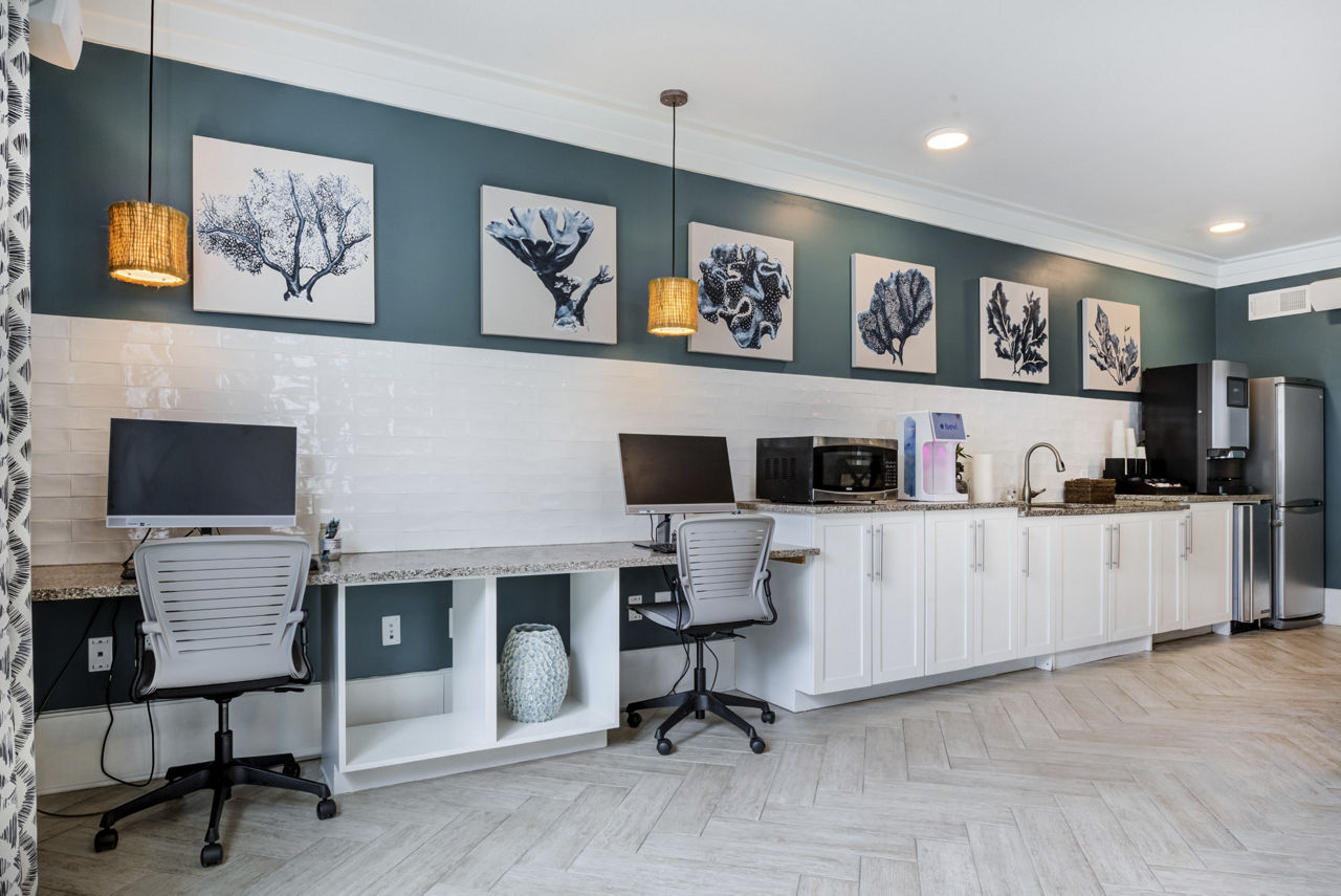 Work space at Headwaters At Autumn Hall Apartments (2 of 2)