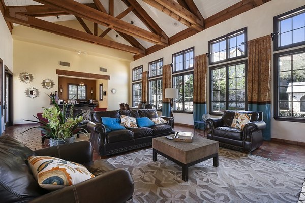 Modern clubhouse at Barton Creek Villas Apartments featuring luxury amenities in Austin