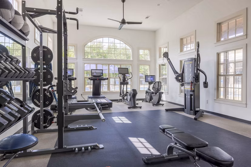 fitness center at Barton Creek Villas Apartments