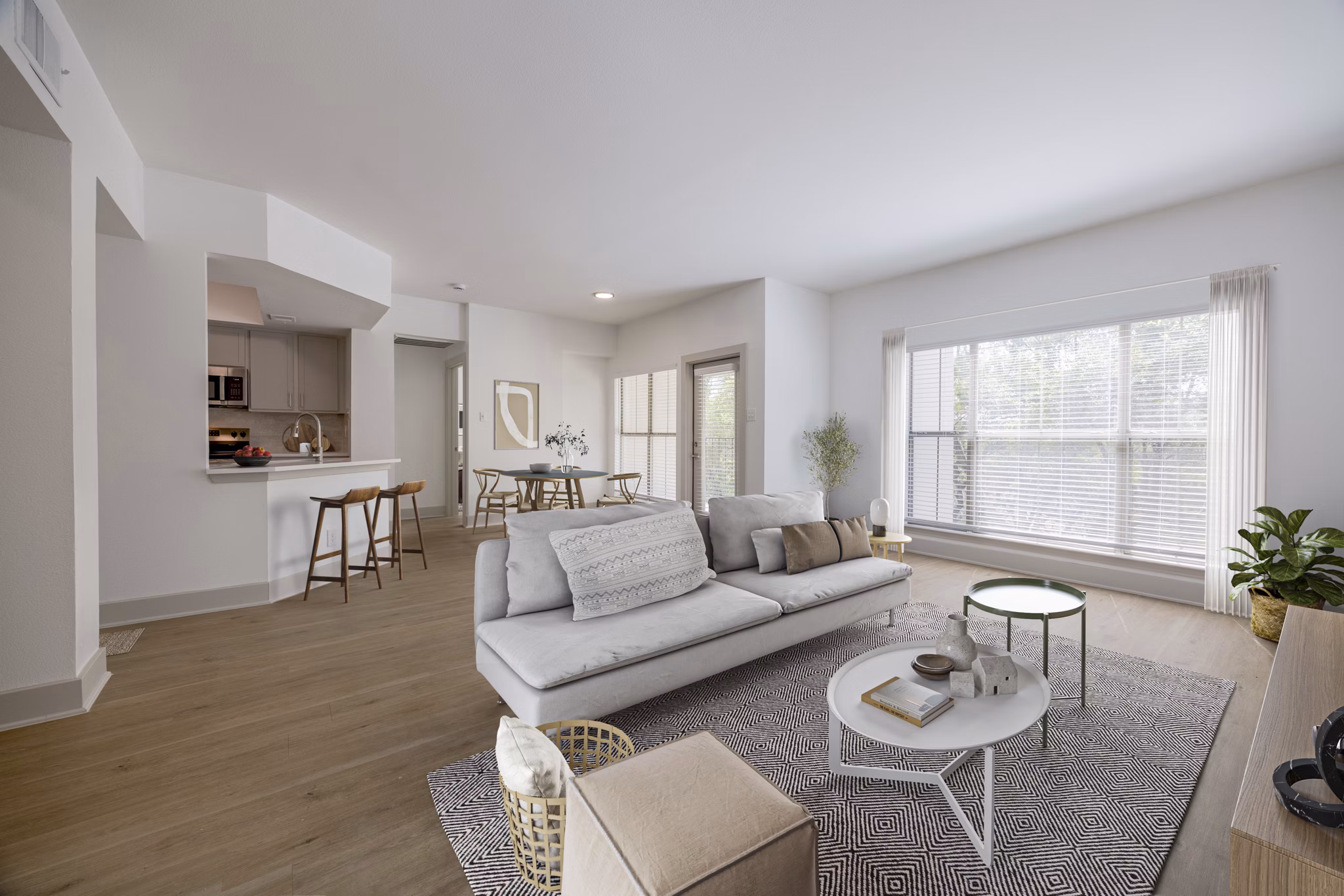 living room at Barton Creek Villas Apartments