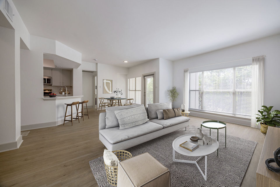 living room at Barton Creek Villas Apartments