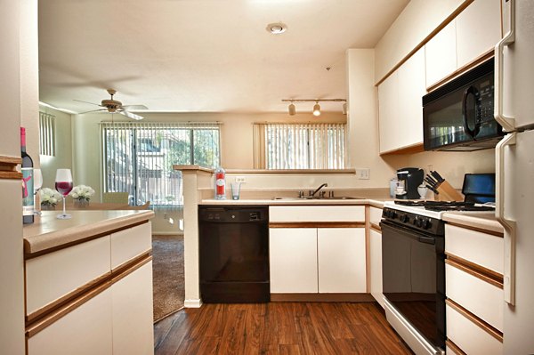 kitchen at Vista Grove Apartments