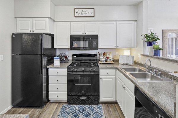 kitchen at Vista Grove Apartments