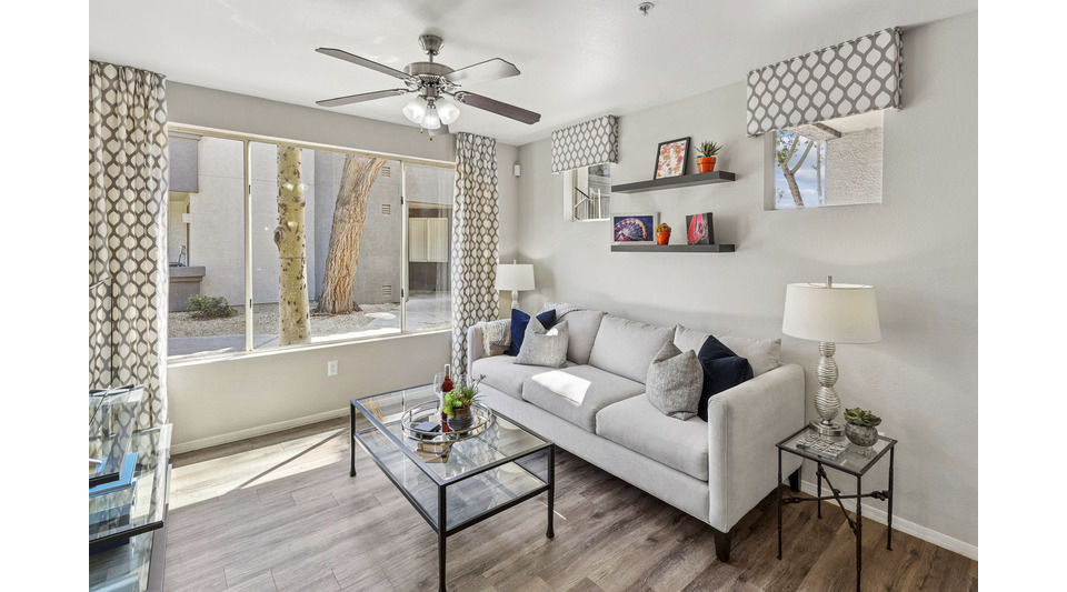 living room at Vista Grove Apartments
