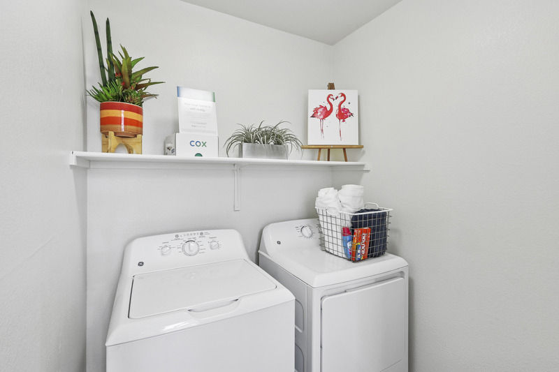 Laundry room at Vista Grove Apartments