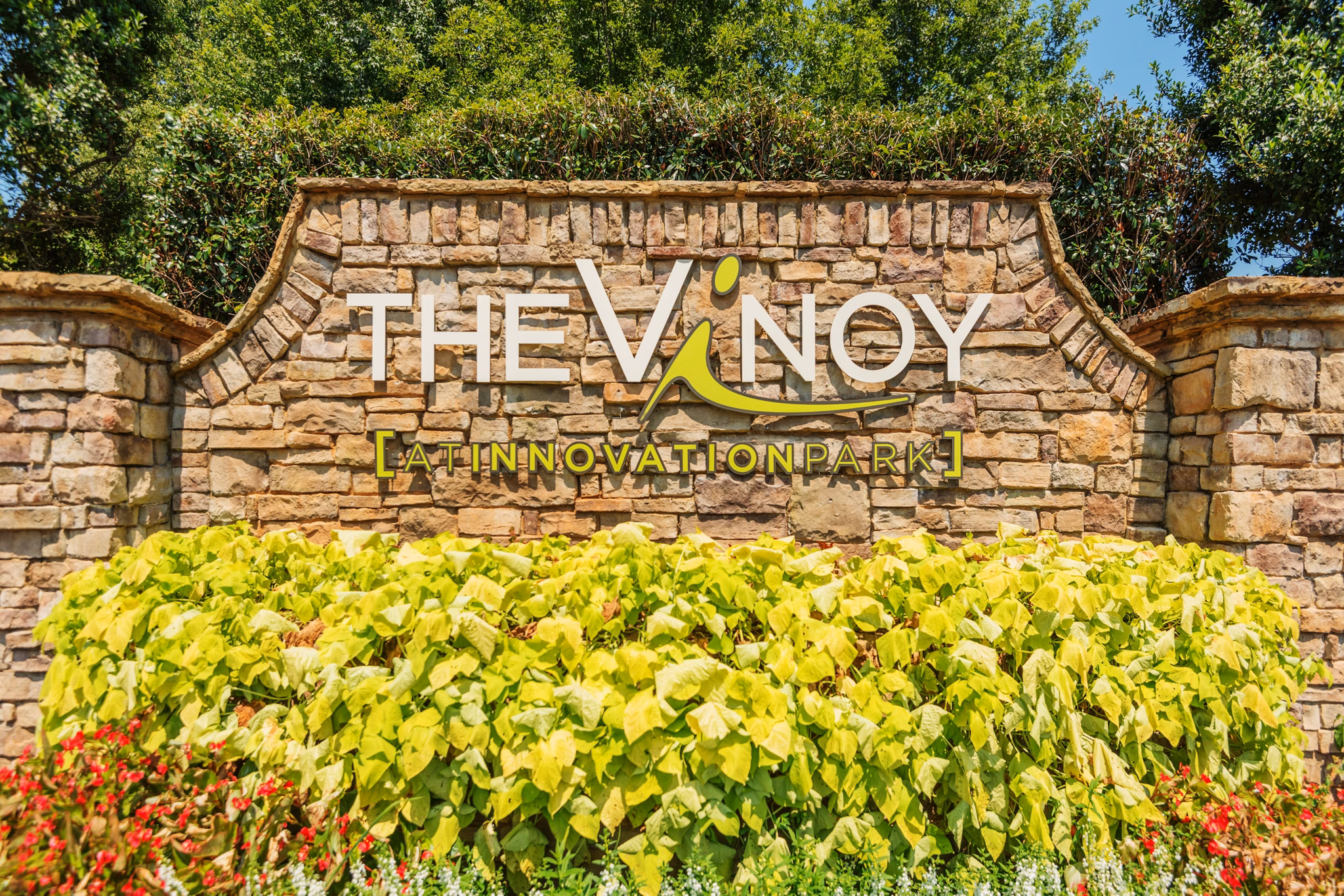 signage at The Vinoy at Innovation Park Apartments