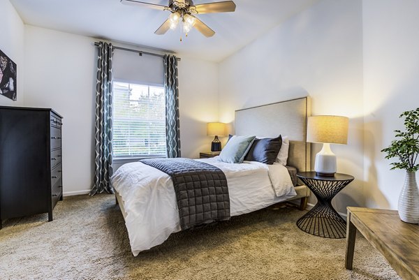 bedroom at The Vinoy at Innovation Park Apartments