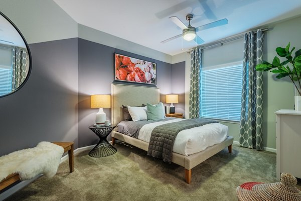 bedroom at The Vinoy at Innovation Park Apartments