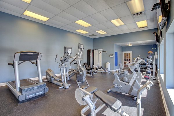 fitness center at Waterford Place Apartments