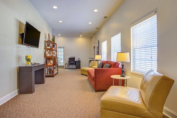 living room at Waterford Place Apartments