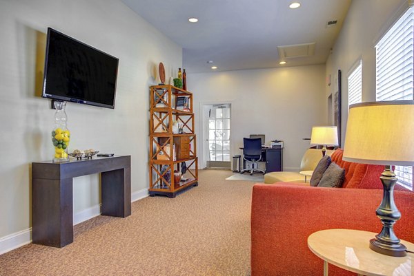 living room at Waterford Place Apartments