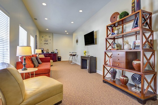 living room at Waterford Place Apartments