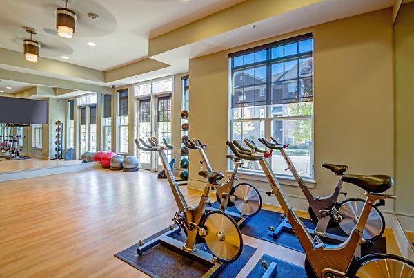 Fitness center with state-of-the-art equipment at Whitehall Parc Apartment Homes for active lifestyle enthusiasts
