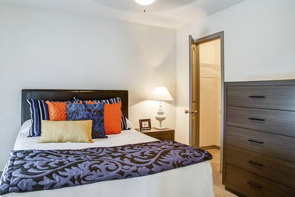 bedroom at Reserve at Garden Oaks Apartments