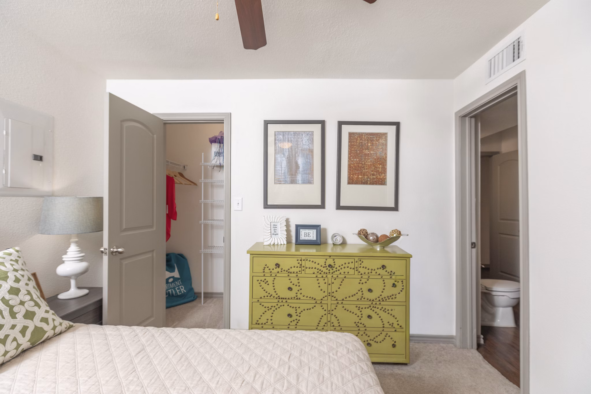 Bedroom at Reserve at Garden Oaks Apartments