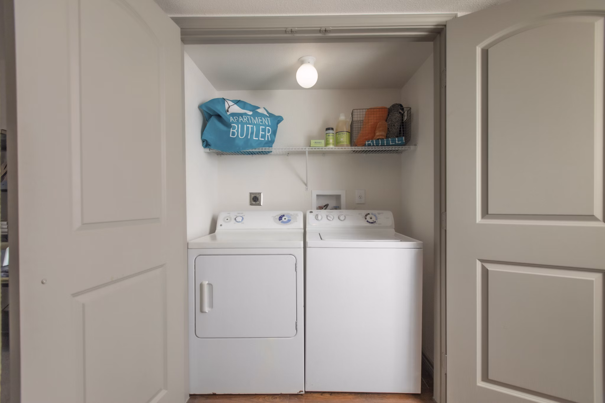 Laundry Room at Reserve at Garden Oaks Apartments