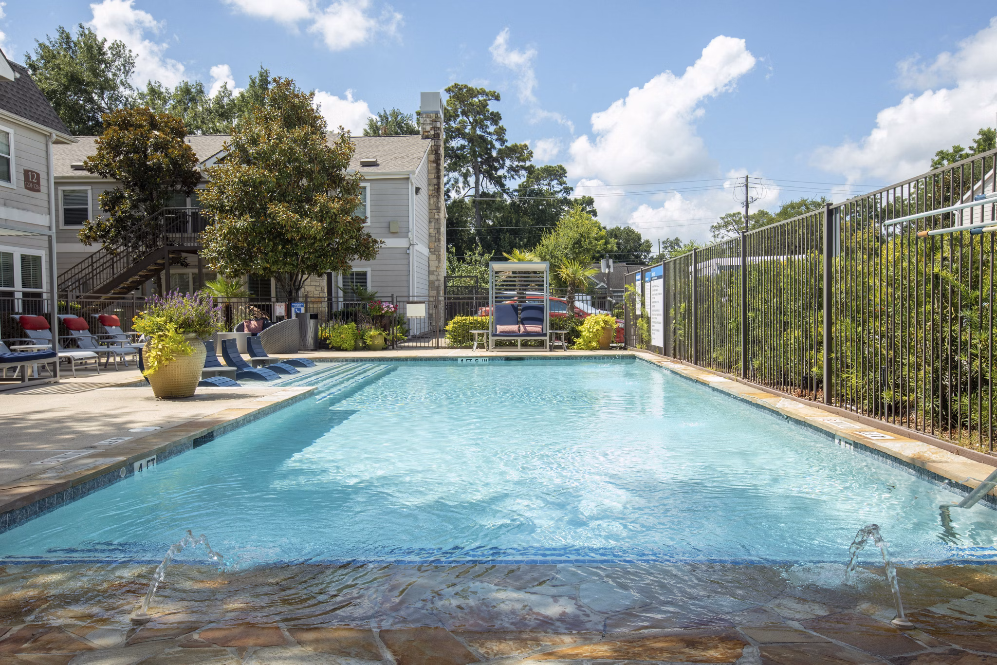 Pool at Reserve at Garden Oaks Apartments