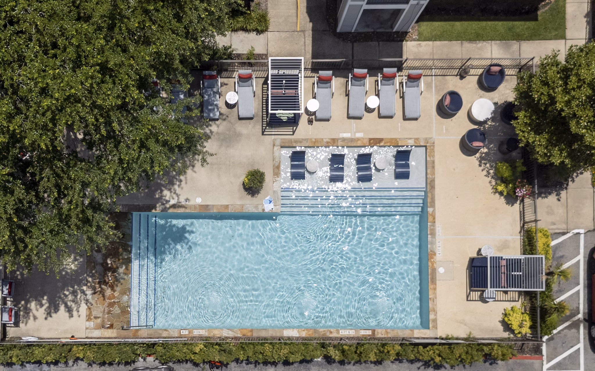 Pool at Reserve at Garden Oaks Apartments