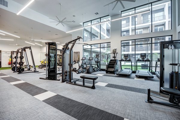 fitness center at Lakeshore Pearl 2 Apartments