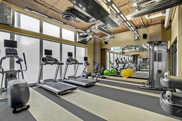 fitness center at 708 Uptown Apartments