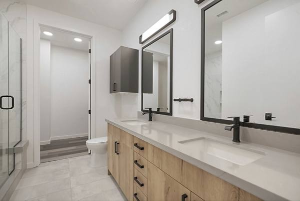bathroom at Portola at Southglenn Apartments