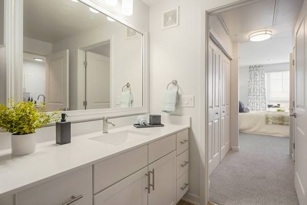 bathroom at Portola at Southglenn Apartments